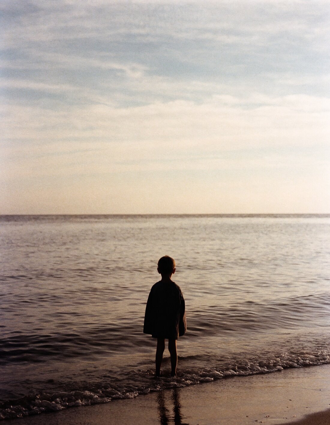 A child at the waterline